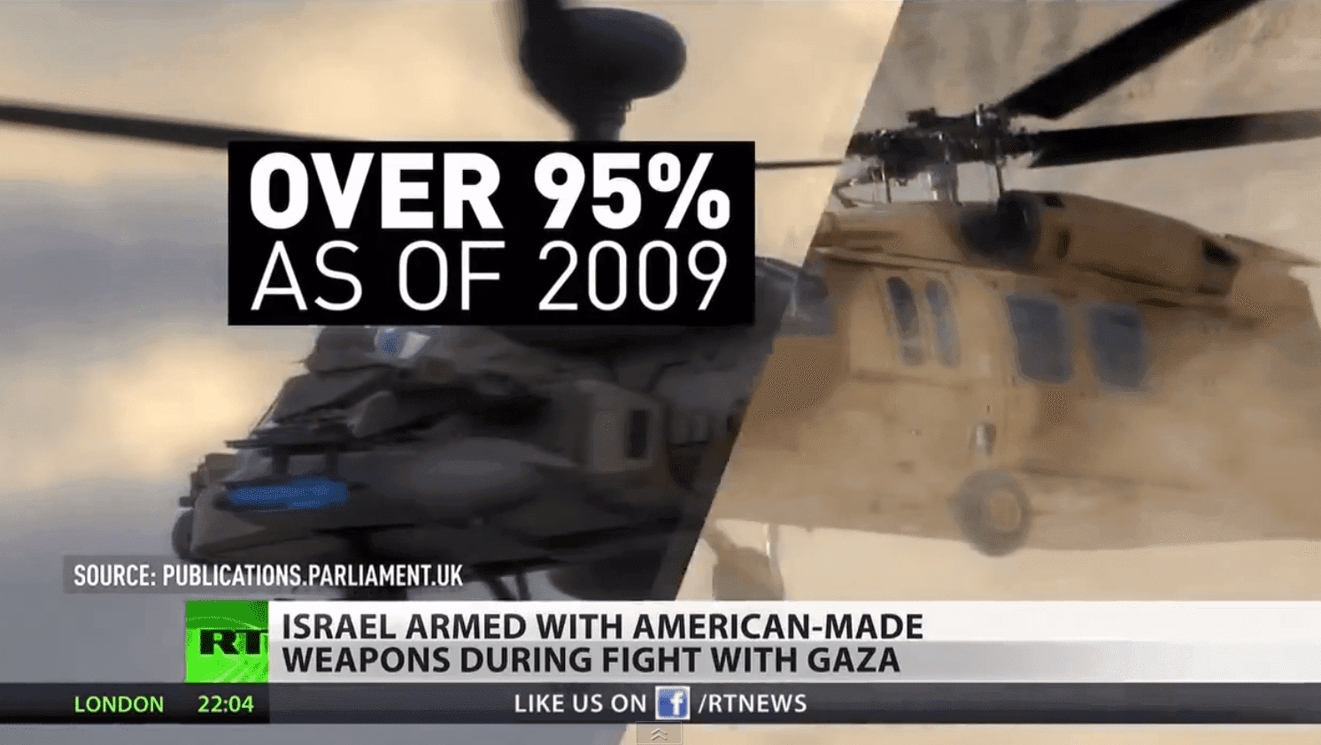 USA größter Lieferant tödlicher Ausrüstung für Israel