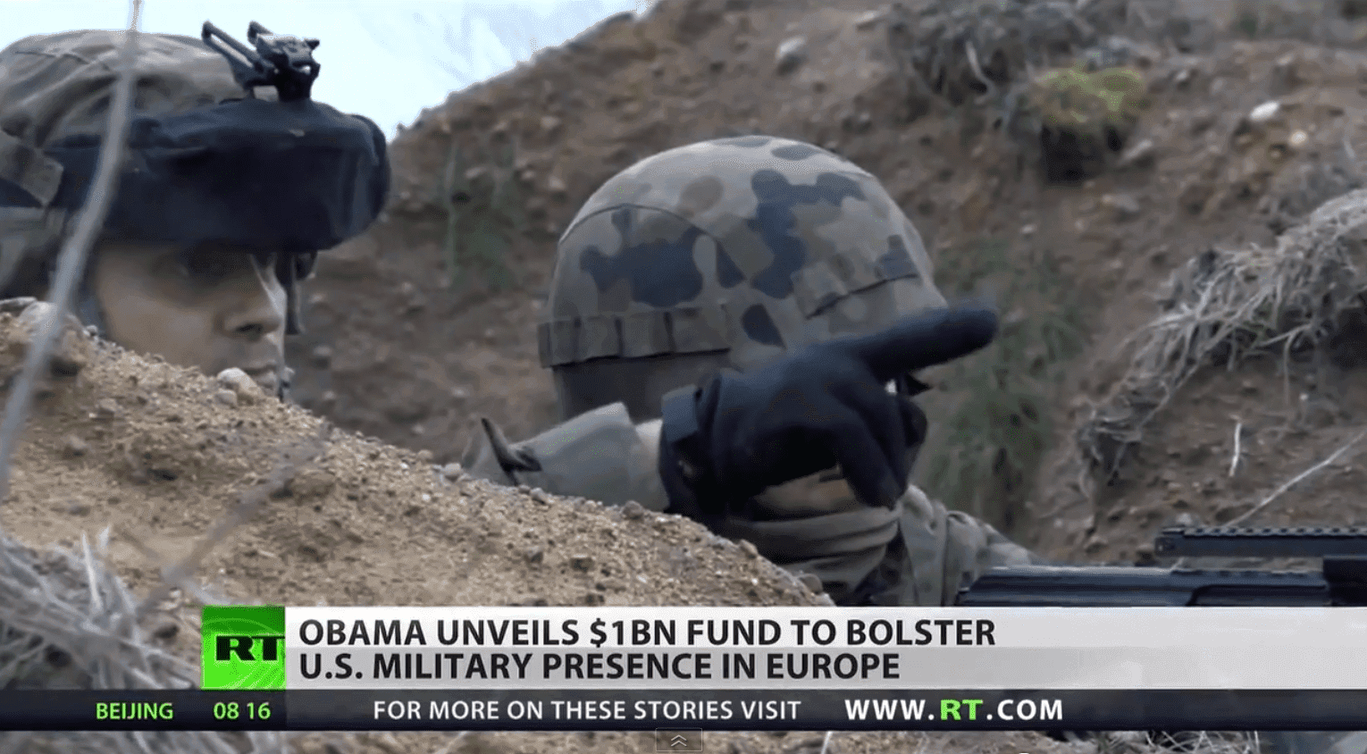 Obama promet $1 bln d'aide militaire à l'Europe