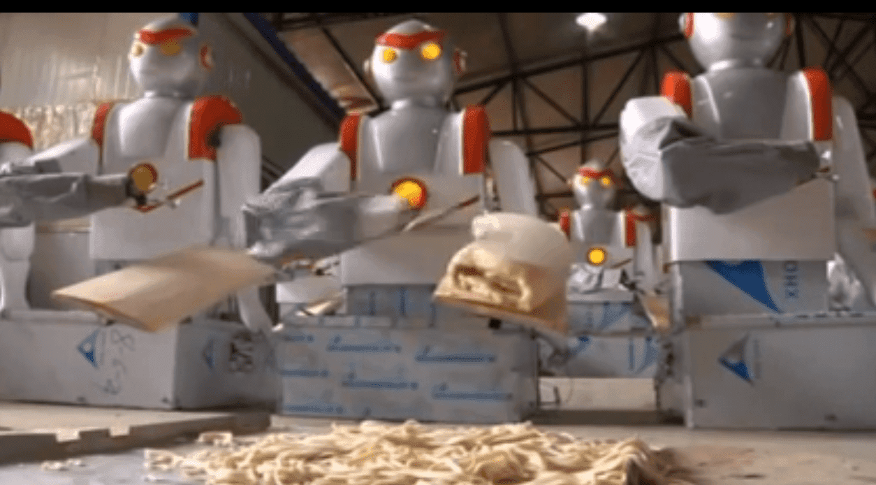 Roboter-Nudelköche übernehmen in China