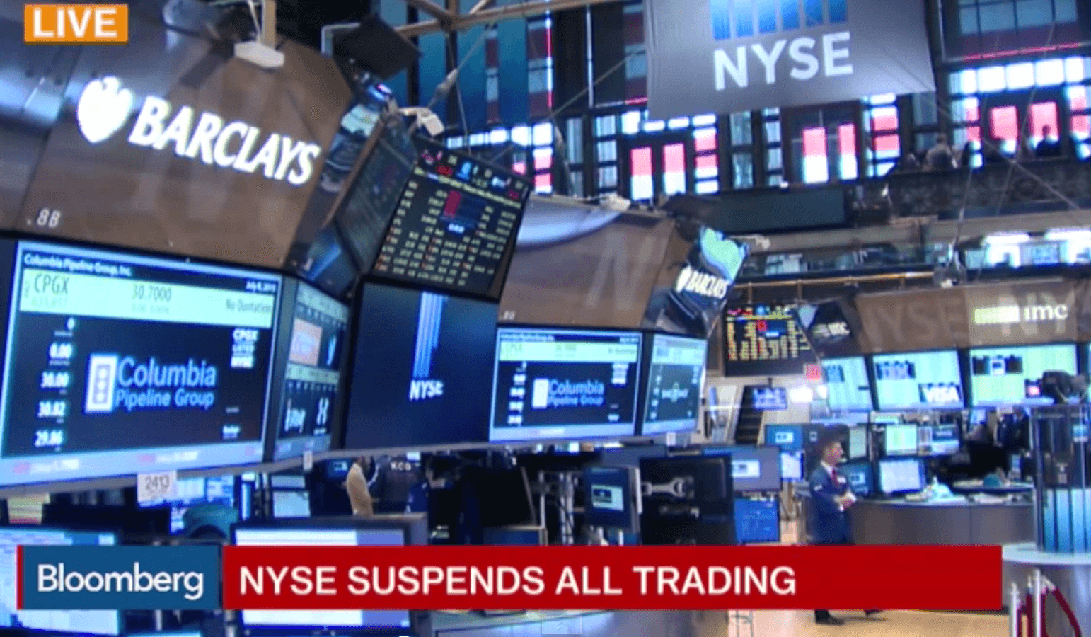 NYSE stellte den Handel mit allen Wertpapieren ein: Was wir wissen
