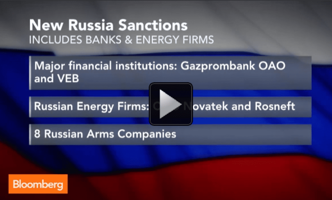 Neue Sanktionen zielen auf russische Banken, Energieunternehmen ab