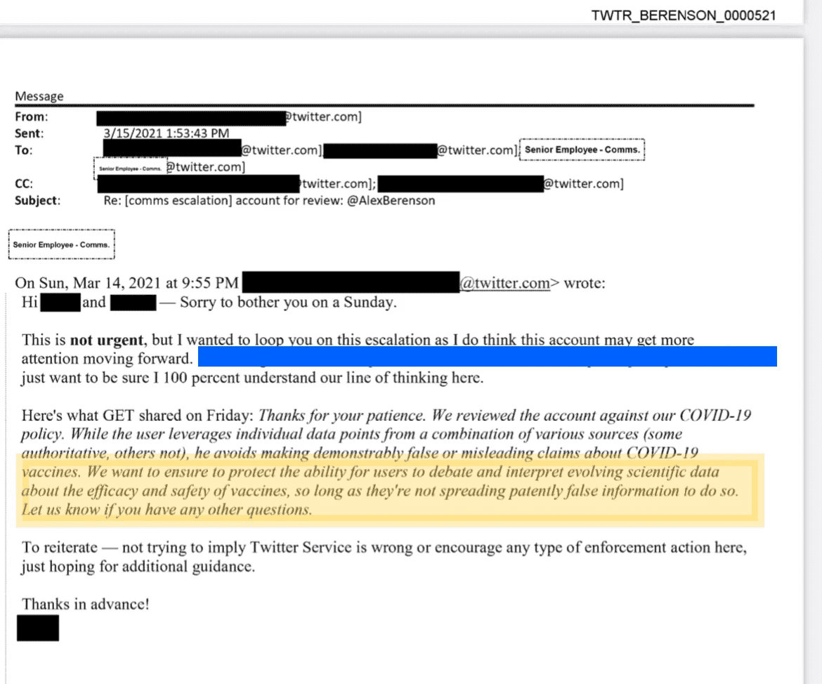e-mail de berenson