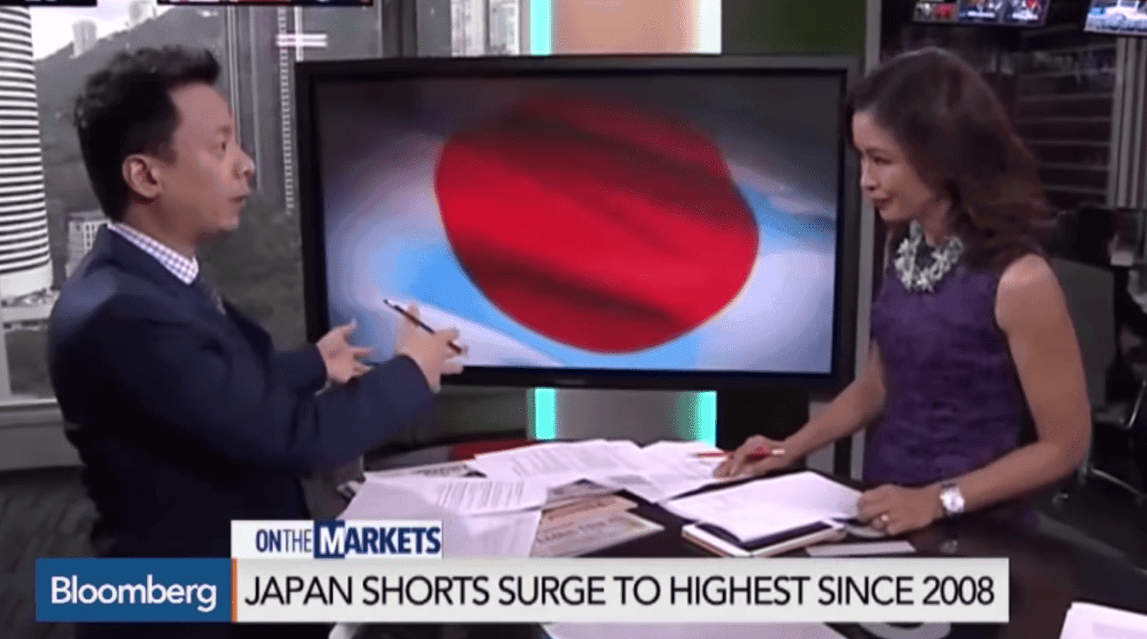 日本放空交易飆升至2008年以來新高