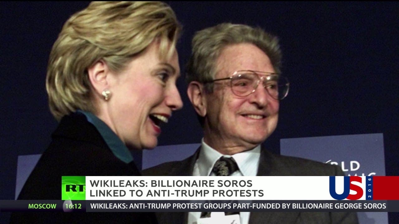Milliardär Soros mit Anti-Trump-Protesten in Verbindung gebracht - WikiLeaks
