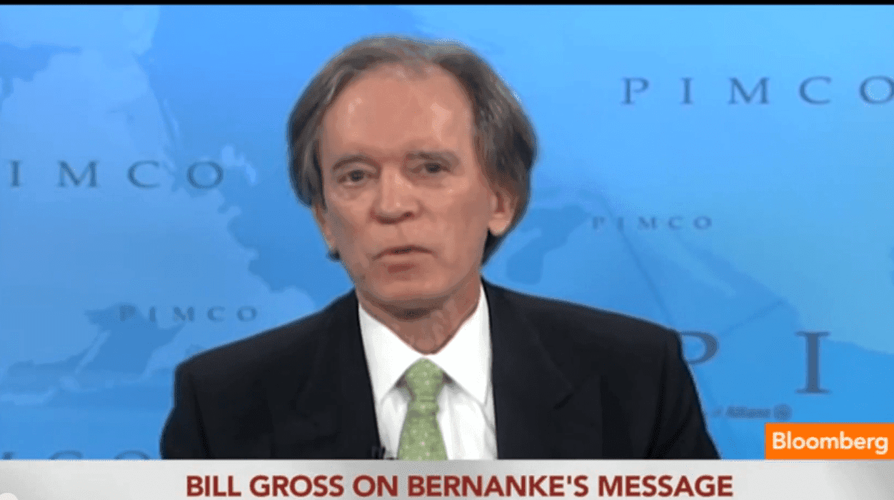 Bill Gross réagit à Ben Bernanke