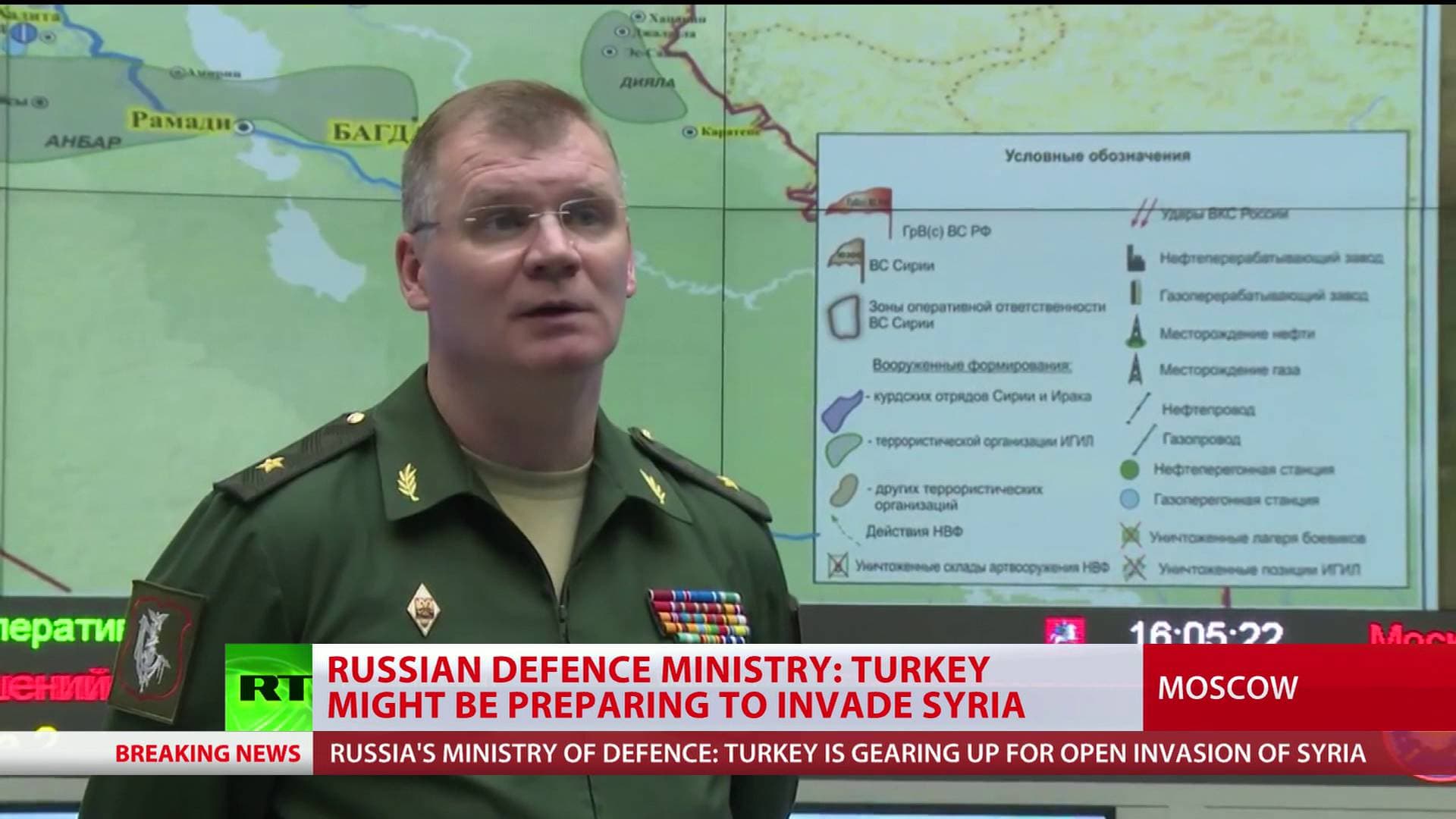 Turquía podría estar preparándose para la invasión de Siria – Ministerio de Defensa ruso