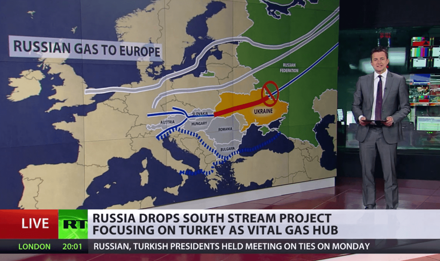 South Stream chiuso, Gazprom costruisce un nuovo gasdotto del Mar Nero verso la Turchia